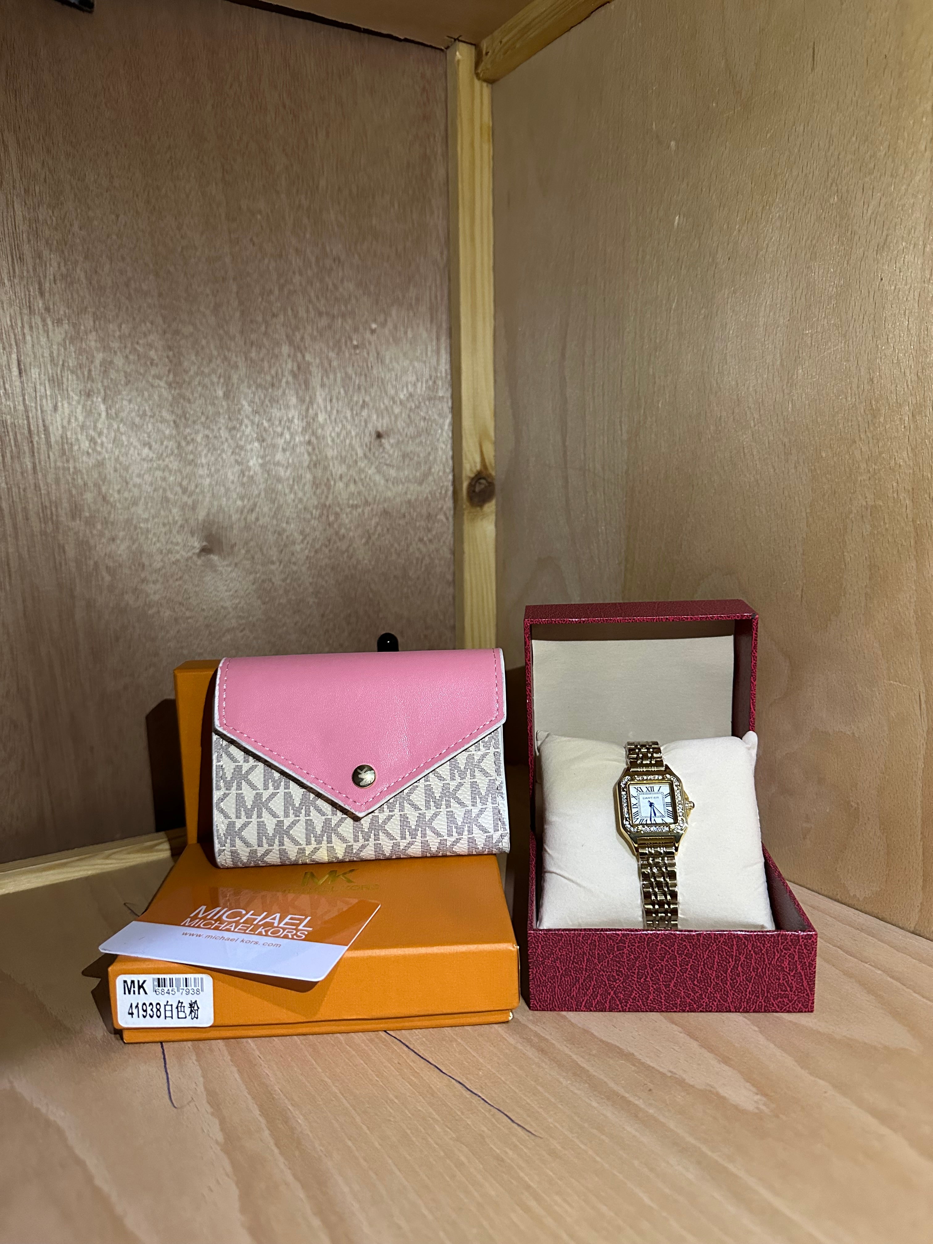 CARTIER & WALLET WHITH BOX