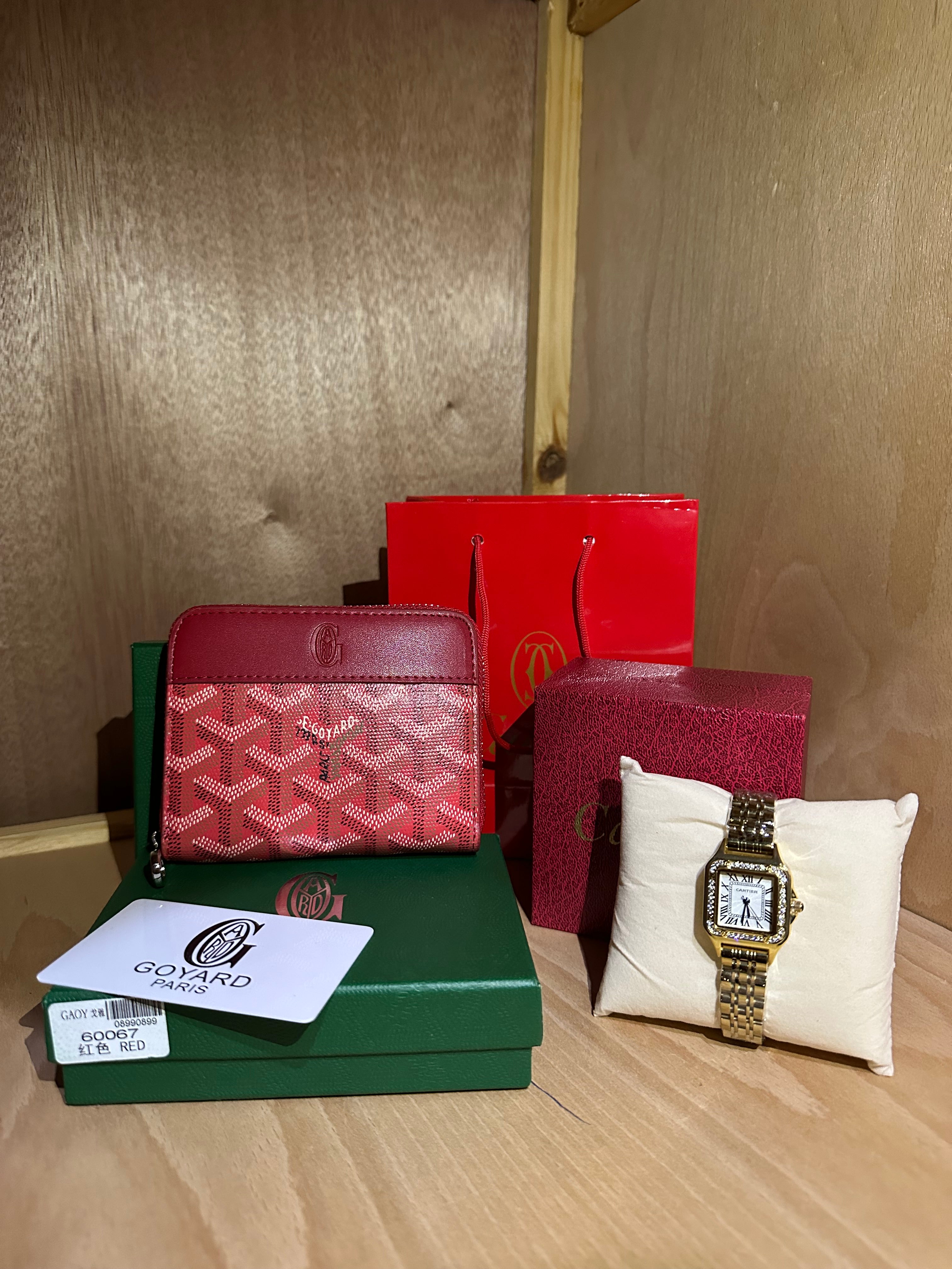 CARTIER & WALLET WITH COMPLAIT BOX